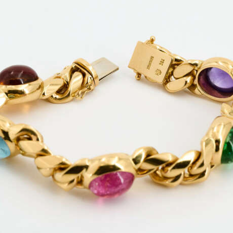 Striking Gemstone-Curb-Chain-Bracelet - photo 6