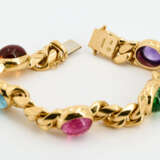Striking Gemstone-Curb-Chain-Bracelet - photo 6