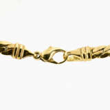 Sapphire-Diamond-Curb-Necklace - photo 3