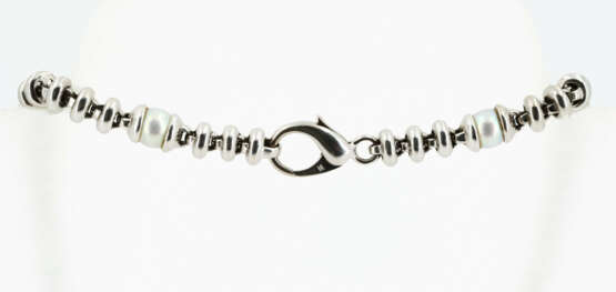 Modern Pearl-Gold-Set: Necklace and Bracelet - photo 3