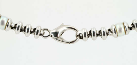 Modern Pearl-Gold-Set: Necklace and Bracelet - photo 4