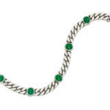 Emerald-Curb-Chain-Bracelet - фото 1