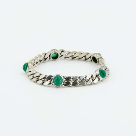Emerald-Curb-Chain-Bracelet - фото 2
