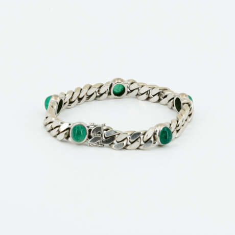 Emerald-Curb-Chain-Bracelet - фото 3