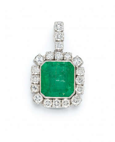 Emerald-Diamond-Pendant - фото 1 Emerald-Diamond-Pendant - фото 1