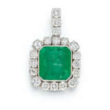 Emerald-Diamond-Pendant - фото 1