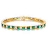 Emerald-Diamond-Tennis-Bracelet - фото 1