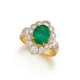 Emerald-Diamond-Entourage Ring - photo 1