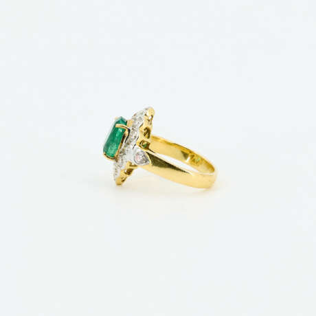 Emerald-Diamond-Entourage Ring - photo 2