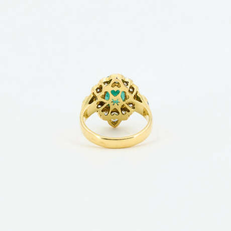 Emerald-Diamond-Entourage Ring - photo 3
