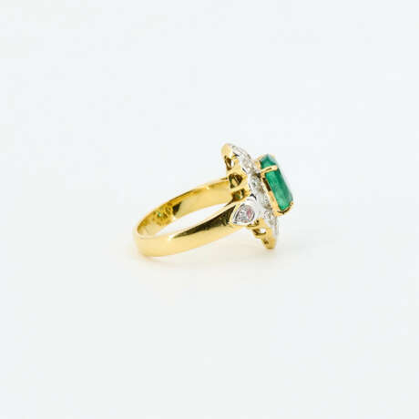 Emerald-Diamond-Entourage Ring - photo 4