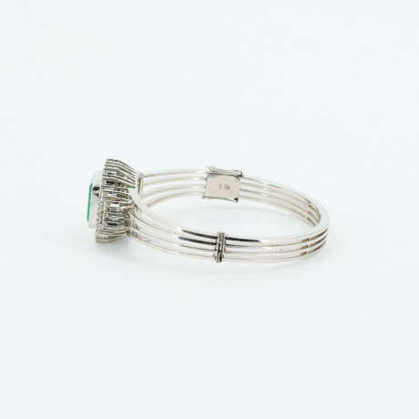 Emerald-Diamond-Bangle - photo 2