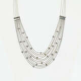 Flowing-Multi-Strand-Diamond-Necklace - photo 2
