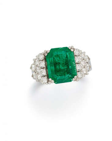 Emerald-Diamond-Ring - photo 1 Emerald-Diamond-Ring - photo 1