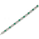 Emerald-Diamond-Bracelet - photo 1