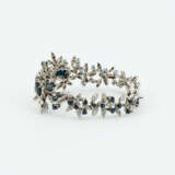 Floral Sapphire-Diamond-Bracelet - photo 2
