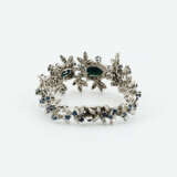 Floral Sapphire-Diamond-Bracelet - photo 3