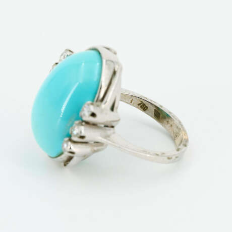 Turquoise-Diamond-Set: Necklace, Bracelet and Ring - photo 13