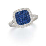 Delicate Sapphire-Diamond-Ring - photo 1