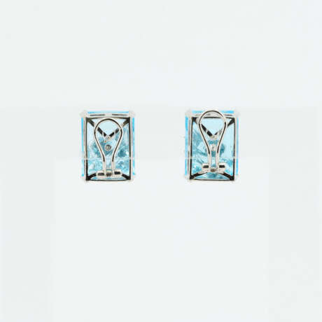 Aquamarine-Diamond-Ear Jewellery - фото 2 Aquamarine-Diamond-Ear Jewellery - фото 2