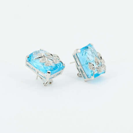 Aquamarine-Diamond-Ear Jewellery - фото 3 Aquamarine-Diamond-Ear Jewellery - фото 3