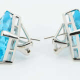 Aquamarine-Diamond-Ear Jewellery - photo 4
