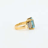 Aquamarine-Diamond-Ring - фото 4