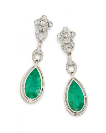Elegant Emerald-Diamond-Ear-Jewelry - фото 1 Elegant Emerald-Diamond-Ear-Jewelry - фото 1