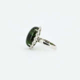 Moss-Coloured-Tourmaline-Diamond-Ring - photo 2