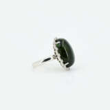 Moss-Coloured-Tourmaline-Diamond-Ring - photo 4