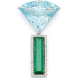 Aquamarine-Tourmaline-Pendant - photo 1