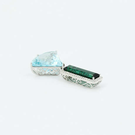 Aquamarine-Tourmaline-Pendant - photo 3