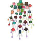 Tourmaline-Diamond-Pendant/Brooch - photo 1