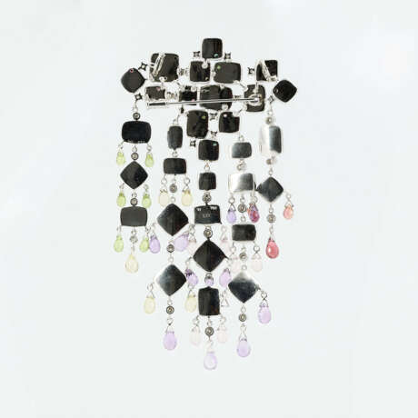 Tourmaline-Diamond-Pendant/Brooch - photo 2 Tourmaline-Diamond-Pendant/Brooch - photo 2