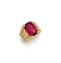 Tourmaline-Diamond-Cocktail Ring