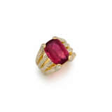 Tourmaline-Diamond-Cocktail Ring - photo 1