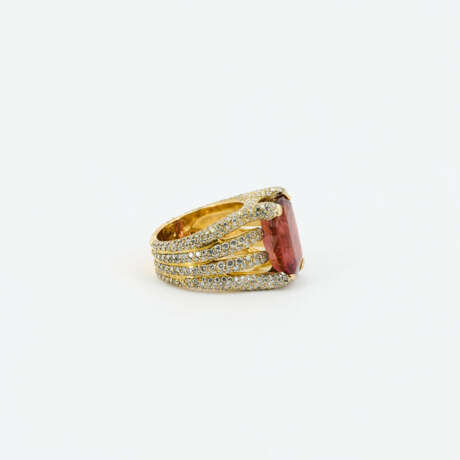 Tourmaline-Diamond-Cocktail Ring - photo 4 Tourmaline-Diamond-Cocktail Ring - photo 4