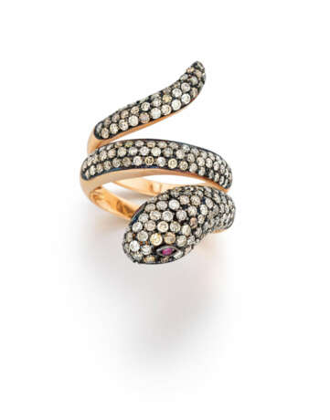 Diamond-Ring 'Snake' - photo 1