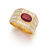 Ruby-Diamond-Ring - Foto 1