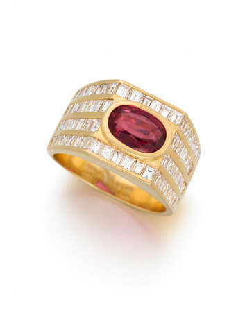Ruby-Diamond-Ring - Foto 1 Ruby-Diamond-Ring - Foto 1