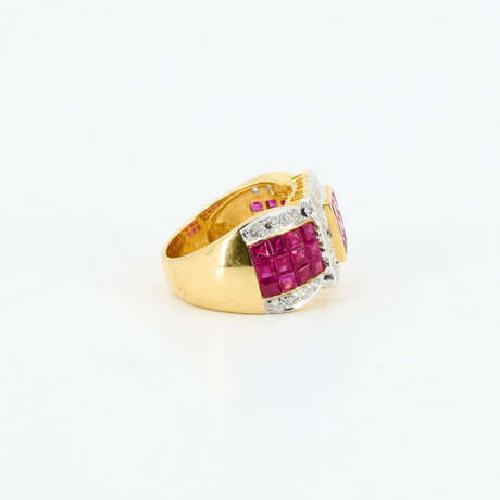 Ruby-Diamond-Ring "Bow" - Foto 4 Ruby-Diamond-Ring "Bow" - Foto 4