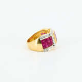 Ruby-Diamond-Ring "Bow" - Foto 4