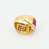 Ruby-Diamond-Ring "Bow" - Foto 5