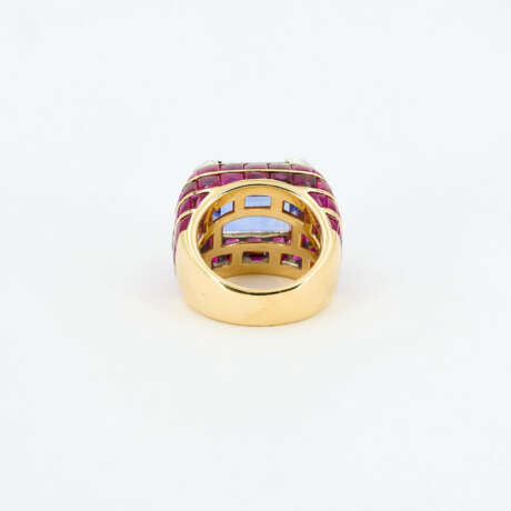 Sapphire-Diamond-Ruby-Cocktail Ring - photo 4 Sapphire-Diamond-Ruby-Cocktail Ring - photo 4