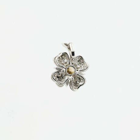 Fancy Diamond-Pendant 'Flower' - photo 2