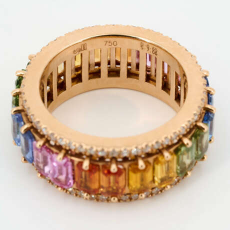 Fancy Sapphire-Diamond-Ring - photo 5