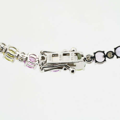 Fancy Sapphire Diamond-Necklace - photo 4