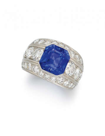 Sri Lanka Sapphire-Diamond-Ring - фото 1 Sri Lanka Sapphire-Diamond-Ring - фото 1