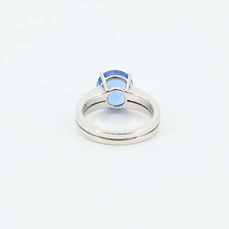 Sri Lanka Sapphire-Diamond-Ring - фото 3