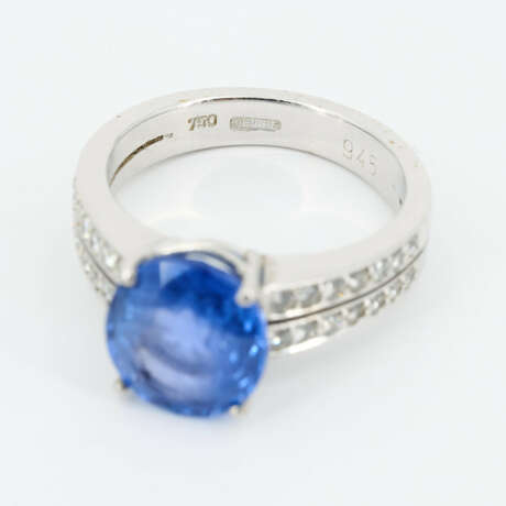 Sri Lanka Sapphire-Diamond-Ring - фото 5